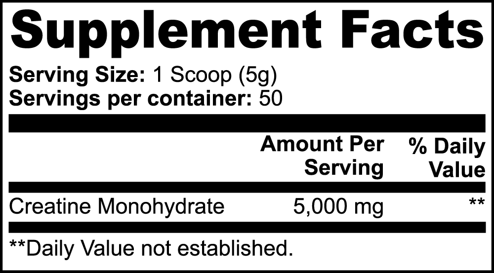 Pure Creatine (Unflavored)