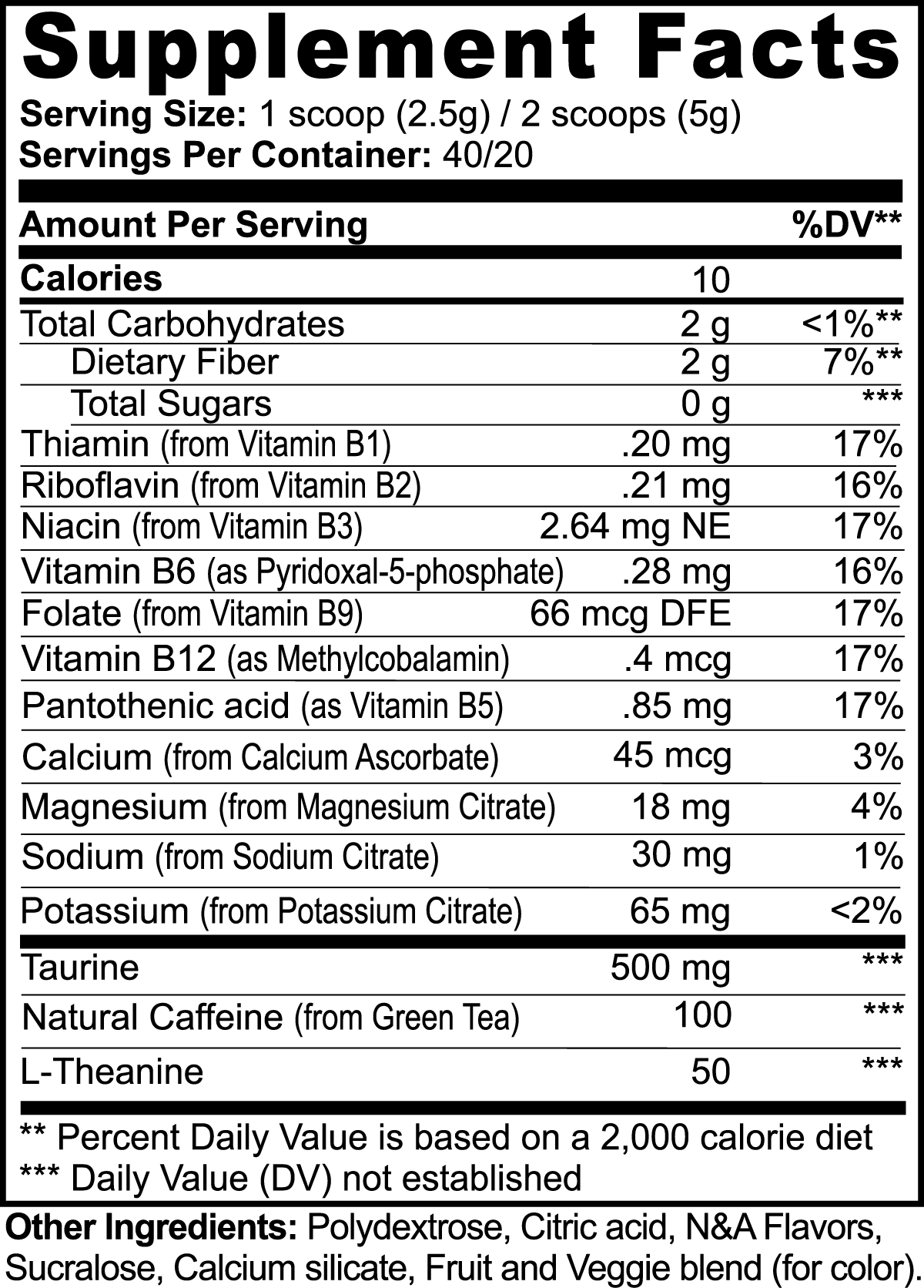 Pre-Workout(Fruit Punch)